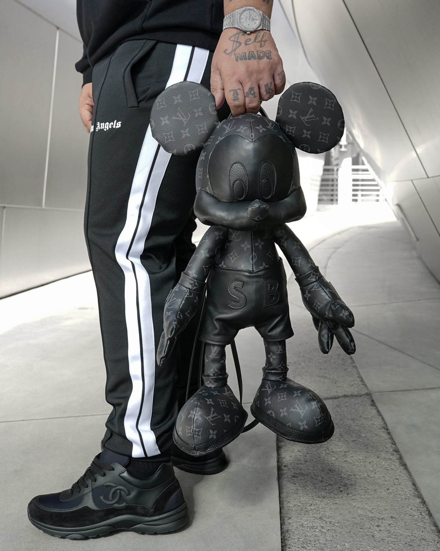 LV X SB Micky Mouse backpack/ doll VERY RARE