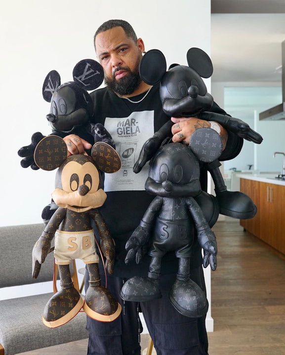 LV X SB Micky Mouse backpack/ doll VERY RARE