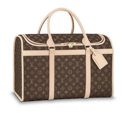 LV pet bag in CLASSIC BROWN MONOGRAM