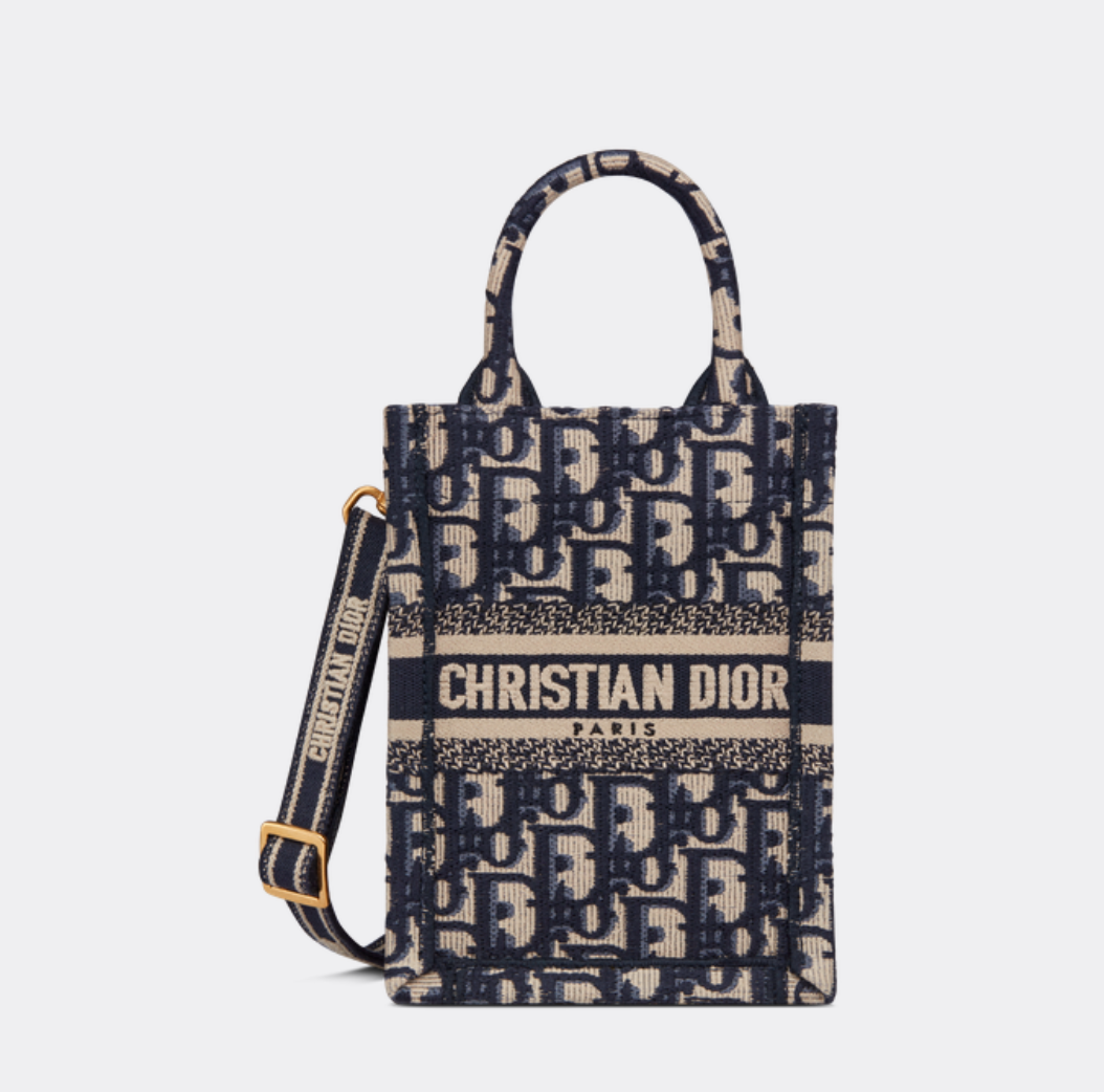 DIOR crossbody bag in BLUE & CREAM