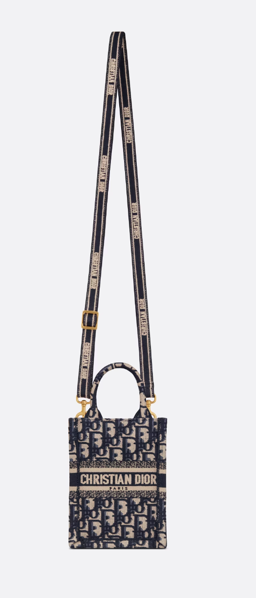 DIOR crossbody bag in BLUE & CREAM