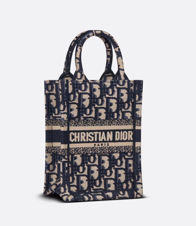 DIOR crossbody bag in BLUE & CREAM