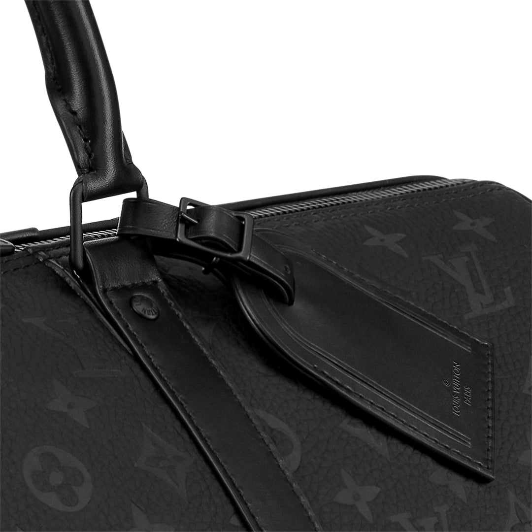 LV keepall duffle in embossed BLACK leather!